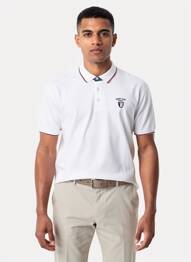 Polo coupe droite manches courtes blanc CAMBERABERO homme