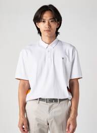 Polo coupe cintrée manches courtes blanc CAMBERABERO homme