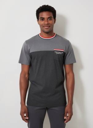 T-shirt stretch manches courtes gris CAMBERABERO homme
