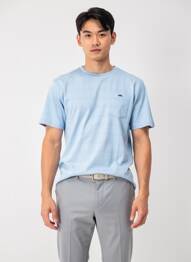 T-shirt stretch manches courtes bleu CAMBERABERO homme