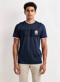 T-shirt stretch manches courtes bleu CAMBERABERO homme
