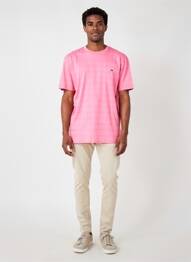 T-shirt coupe droite manches courtes rose CAMBERABERO homme