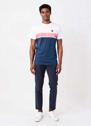 T-shirt stretch manches courtes blanc CAMBERABERO homme