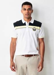 Polo coupe droite manches courtes blanc CAMBERABERO homme