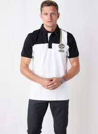 Polo coupe droite manches courtes noir CAMBERABERO homme