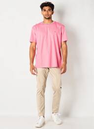 T-shirt coupe droite manches courtes rose CAMBERABERO homme