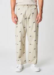 Pantalon large poches taille normale beige WRANGLER homme