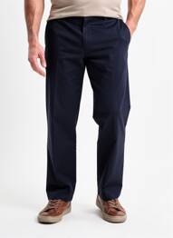 Pantalon chino stretch taille normale bleu HACKETT homme