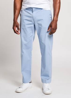 Pantalon chino stretch taille normale bleu HACKETT homme