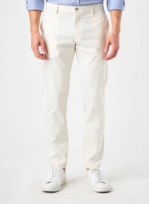 Pantalon chino stretch taille normale blanc HACKETT homme