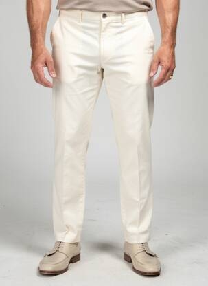 Pantalon chino poches taille normale beige HACKETT homme