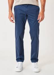 Pantalon chino stretch taille normale bleu HACKETT homme