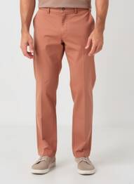 Pantalon chino poches taille normale orange HACKETT homme