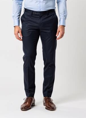 Pantalon slim taille à pinces taille normale bleu FACONNABLE homme