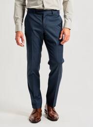 Pantalon slim stretch taille normale bleu IKKS homme