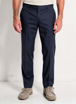 Pantalon droit taille normale taille normale bleu HACKETT homme