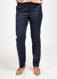 Pantalon slim taille normale taille normale bleu FRANK WALDER femme
