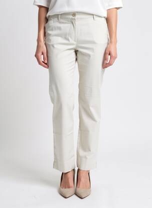 Pantalon chino tissage popeline taille normale bleu ATELIER GARDEUR femme