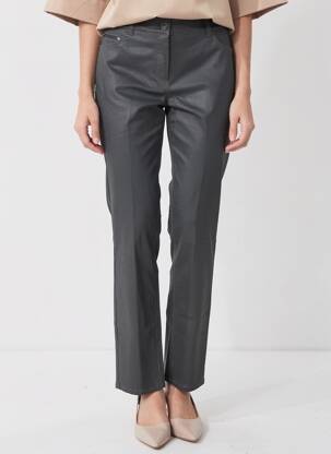 Pantalon slim tissage enduit taille normale gris ATELIER GARDEUR femme