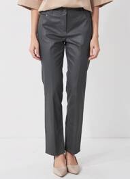 Pantalon slim tissage enduit taille normale gris ATELIER GARDEUR femme