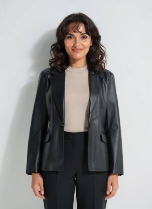 Blazer poches noir TAIFUN femme