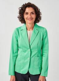 Blazer poches vert FRANK WALDER femme