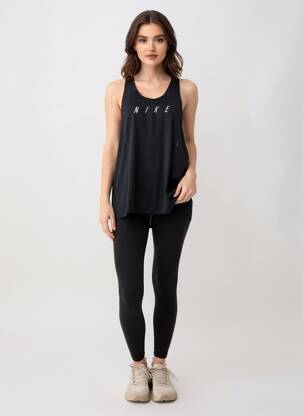 Débardeur coupe droite sans manche noir NIKE femme