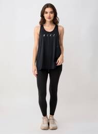 Débardeur coupe droite sans manche noir NIKE femme