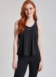 Débardeur stretch sans manche noir NIKE femme