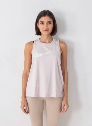 Débardeur coupe droite sans manche rose NIKE femme