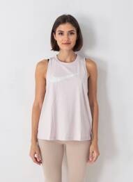 Débardeur coupe droite sans manche rose NIKE femme
