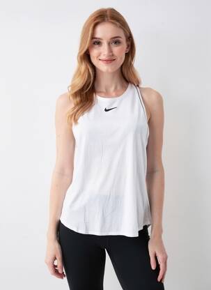 Débardeur coupe droite sans manche blanc NIKE femme