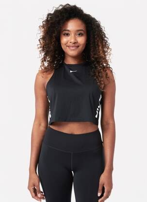 Top stretch sans manche noir NIKE femme