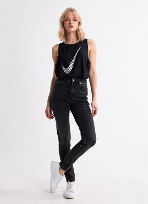 Débardeur coupe droite sans manche noir NIKE femme