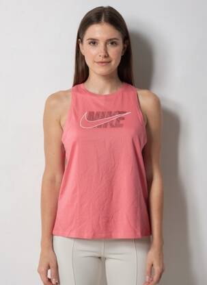 Débardeur coupe droite sans manche orange NIKE femme
