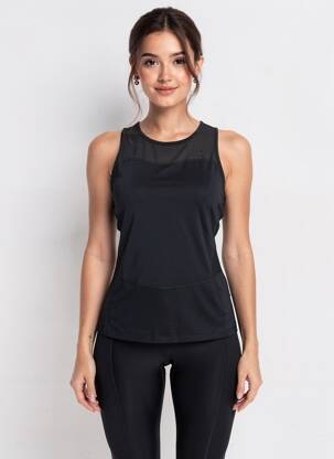 Débardeur stretch sans manche noir NIKE femme
