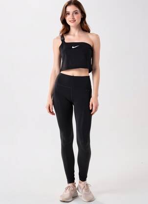 Top stretch sans manche noir NIKE femme