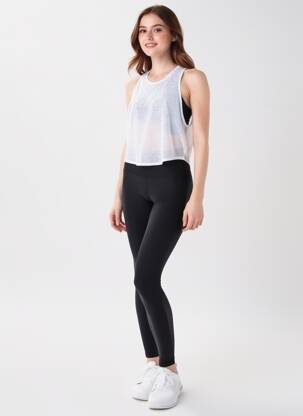 Top sans manche sans manche blanc NIKE femme