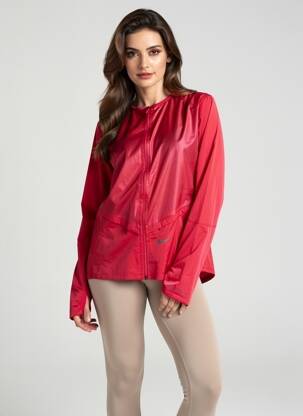 Coupe-vent finition intérieure doublée sans capuche rouge NIKE femme