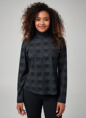 T-shirt manches longues manches longues noir NIKE femme