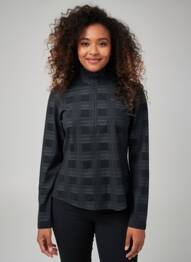 T-shirt manches longues manches longues noir NIKE femme