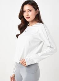 T-shirt manches longues manches longues beige NIKE femme