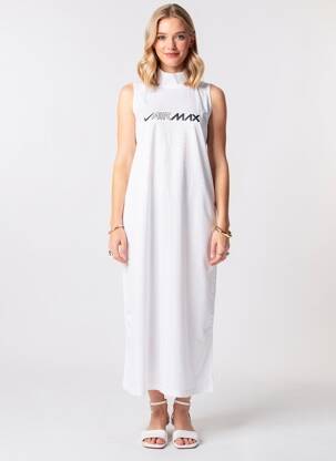Robe longue sans manche sans manche blanc NIKE femme