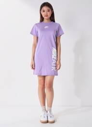 Robe courte manches courtes manches courtes violet NIKE femme