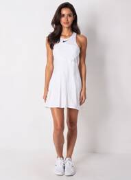 Robe courte sans manche sans manche blanc NIKE femme