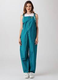 Combi-pantalon poches fines bretelles bleu NIKE femme