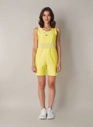 Combishort sans manche sans manche jaune NIKE femme
