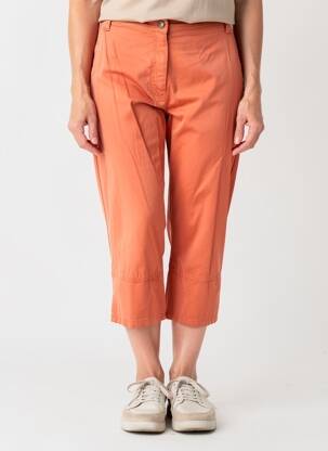 Pantacourt taille normale taille normale orange GUY DUBOUIS femme