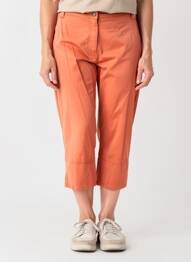 Pantacourt taille normale taille normale orange GUY DUBOUIS femme