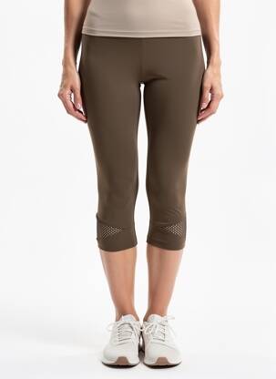 Legging stretch taille normale vert GUY DUBOUIS femme